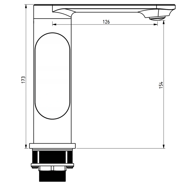 Mexen Milo DF05 suihkusarja, kromi - 713054DF05-00