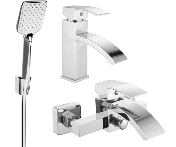 Mexen Libra R62 badekar sæt, krom - 745103R62-00