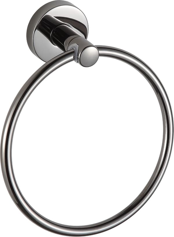 Mexen Remo håndklædeholder, sort krom - 7050732-73