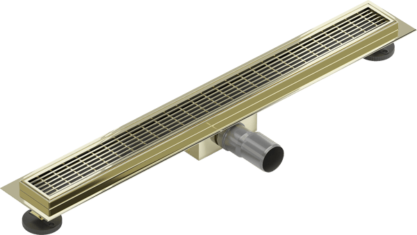Mexen Flat M33 lineær afløb 50 cm, gyldent - 1533050-15
