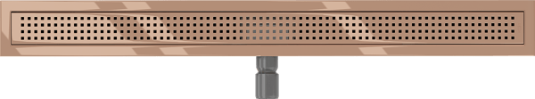 Mexen Flat M08 lineær afløb 90 cm, rosaguld - 1625090-15