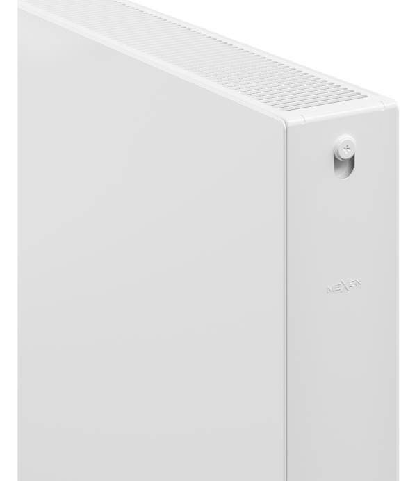 Mexen CF22 Flad pladeradiator 400 x 900 mm, sideforbindelse, 1024 W, hvid - W422F-040-090-00
