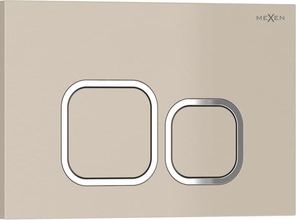 Mexen Tex 03 skylleknap, beige - 6103-07