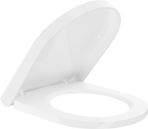 Mexen hårt långsamt stängande lock, duroplast, vit glans - 39020100