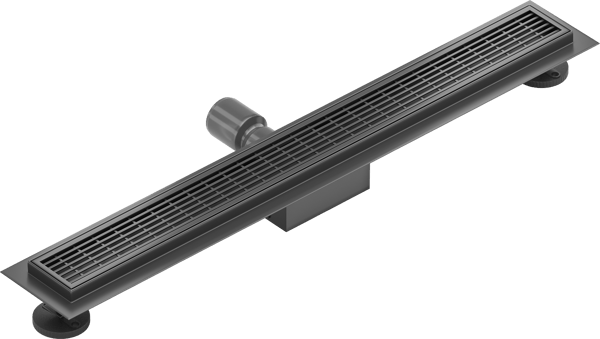 Mexen Flat M33 lineafløb 50 cm, sort - 1733050-15
