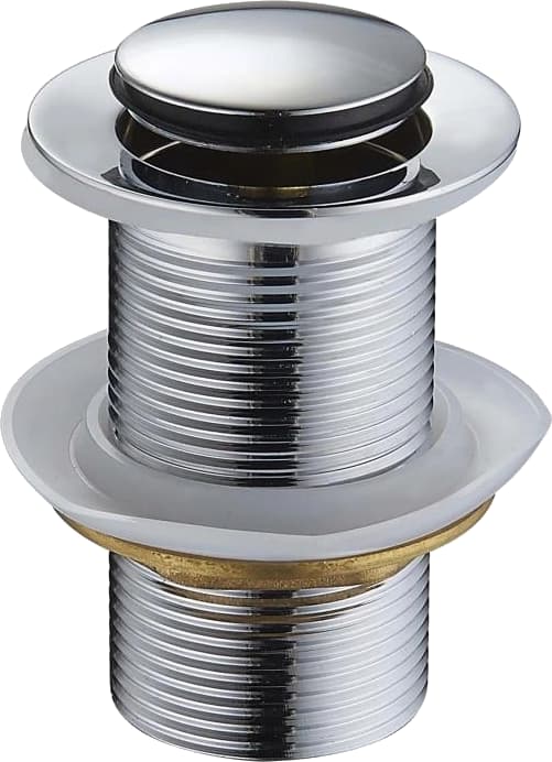 Mexen lille rund klik-klak prop, krom - 79915-00