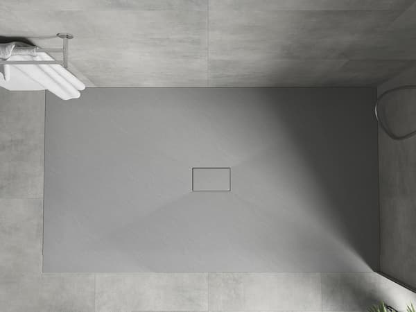Mexen Hugo rektangulär duschkar SMC 160 x 100 cm, grå - 42611016