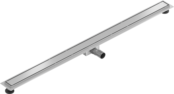 Mexen Flat M13 lineær afløb 2-i-1 110 cm, inox - 1010110