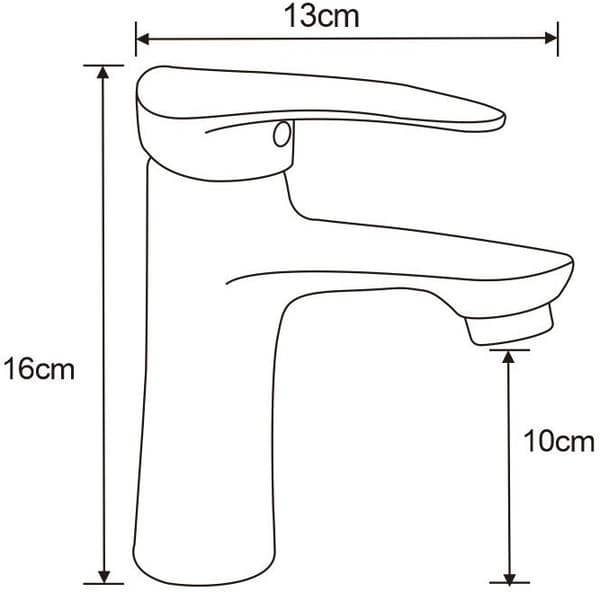 Mexen Irys vaskarmatur, sort - 747500-70