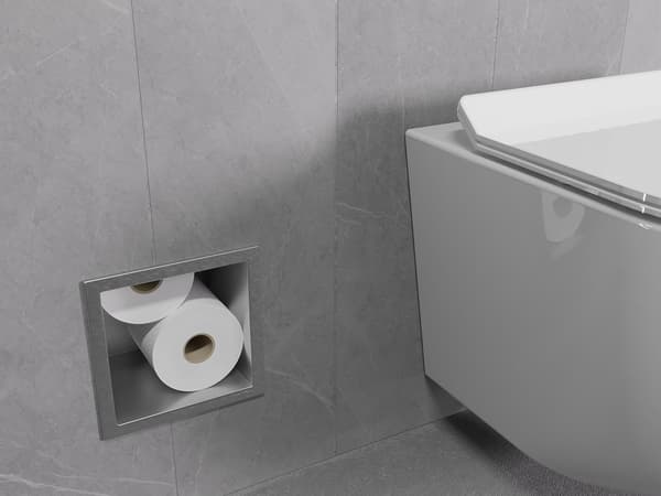 Mexen X-Wall-B toiletrulleholder, inox - 1915