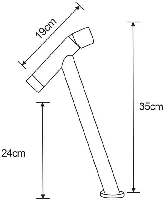 Mexen Astro høj håndvaskbatteri, krom - 746910-00