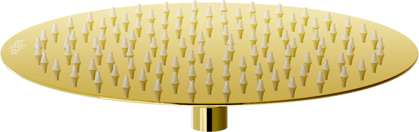 Mexen Slim bruserhoved 25 cm, guld - 79225-50