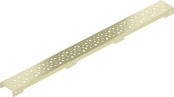 Mexen Flat M12 dækplade til lineær afløb 60 cm. børstet guld - 1A21060