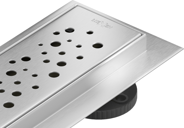 Mexen Flat M12 lineær afløb 70 cm, inox - 1021070-15