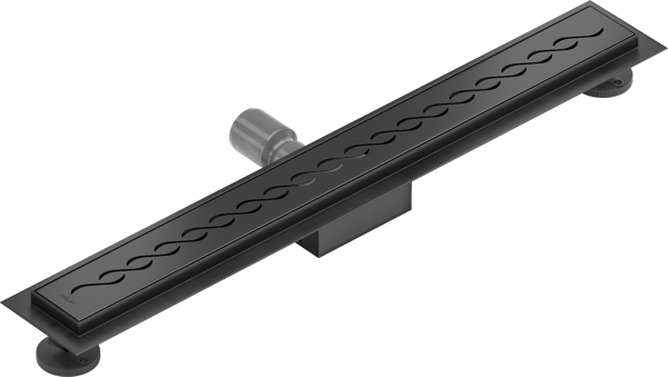 Mexen Flat M18 lineær afløb 50 cm, sort - 1723050-15