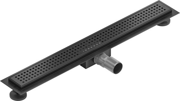 Mexen Flat M08 lineær afløb 50 cm, sort - 1725050-15