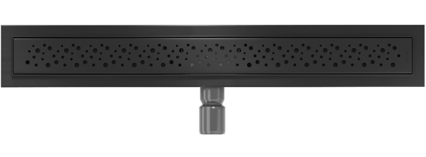 Mexen Flat M12 lineær afløb 60 cm, sort - 1721060-15
