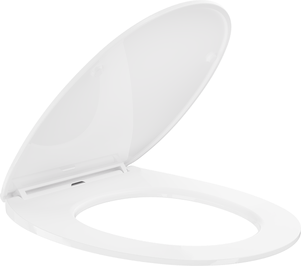 Mexen Egg slow-close slim toalettsits, duroplast, vit högglans - 39243000