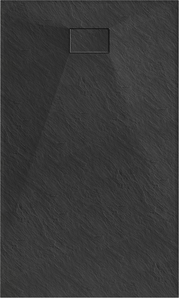 Mexen Hugo rektangulær brusebund SMC 150 x 80 cm, sort - 42708015