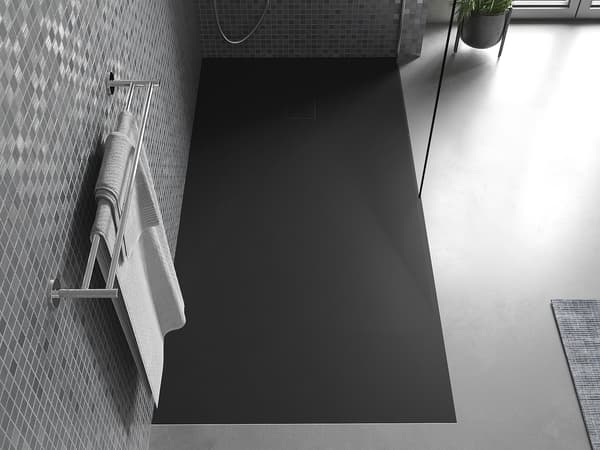 Mexen Bert rektangulær brusekar SMC 170 x 90 cm, sort - 4K709017
