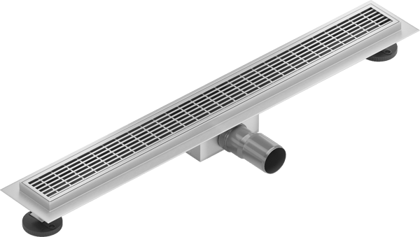 Mexen Flat M33 lineær afløb 70 cm, inox - 1033070-15