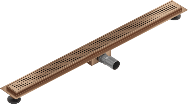 Mexen Flat M08 linjär avlopp 80 cm, borstad koppar - 1C25080-15
