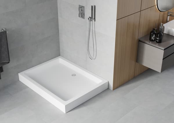 Mexen Rio rektangulär duschkar 100 x 80 cm, vit - 45108010