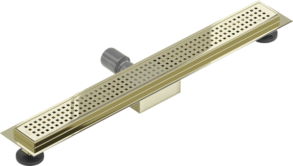 Mexen Flat M08 lineær afløb 70 cm, guld - 1525070-15