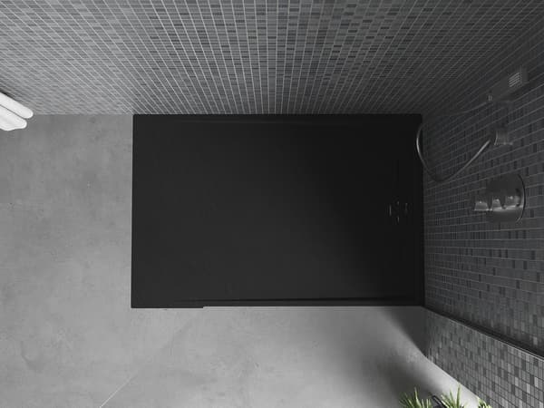 Mexen Amon rektangulær brusebund SMC 100 x 80 cm, sort - 4F708010