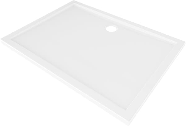 Mexen Flow rektangulär slim duschkar 110 x 100 cm, vit glans - 46R101011