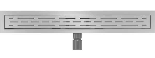 Mexen Flat M01 lineær afløb 50 cm, inox - 1020050-15