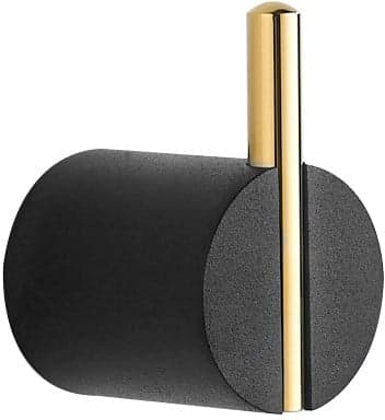 Mexen Aron håndklædekrog, sort/guld - 7088135-57