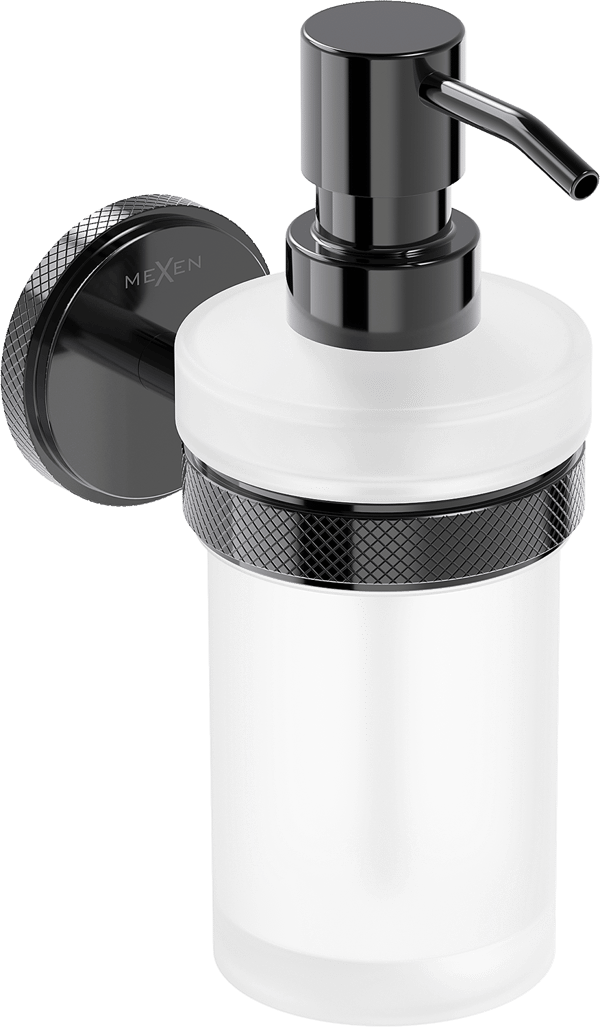 Mexen Gravo sæbedispenser, sort krom - 70A93058-73