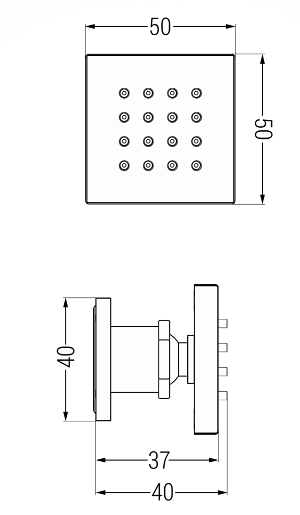 Mexen sideoverfladedyse hvid - 79360-20