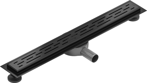 Mexen Flat 360° M01 roterende lineær afløb 50 cm, sort - 1720050-40