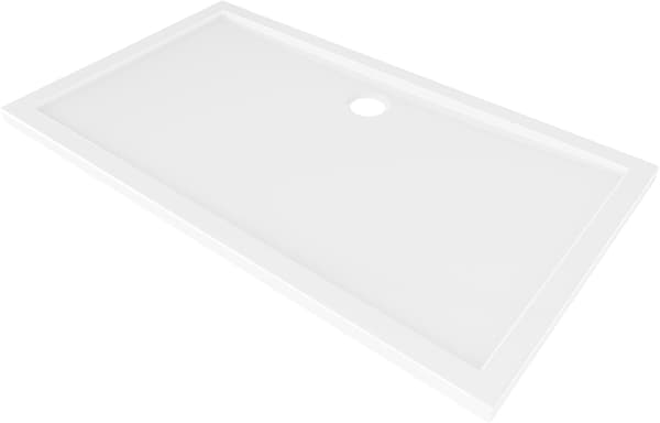 Mexen Flow rektangulær slimbundkar 160 x 100 cm, hvid glans - 46R101016