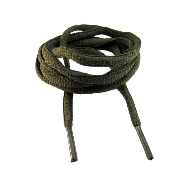 Snørebånd - Armygrøn - Rund - Oval [114 cm]
