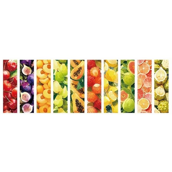 Bokmärken | Frukter och Bär | 10-pack