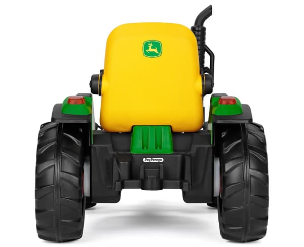 John Deere Ground Force EL Traktor med trailer+ RC + Lithium 12V