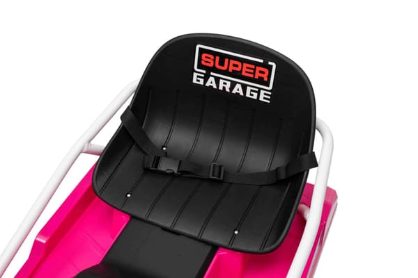 EL Super Garage Driftbil 22,2V för barn, rosa