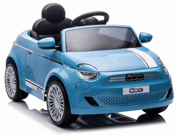 Fiat 500e Sähköauto lapsille 12V, sininen