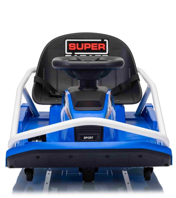 EL Super Garage Driftbil 22,2V för barn, Blå
