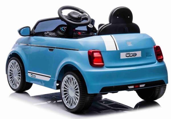 Fiat 500e Sähköauto lapsille 12V, sininen