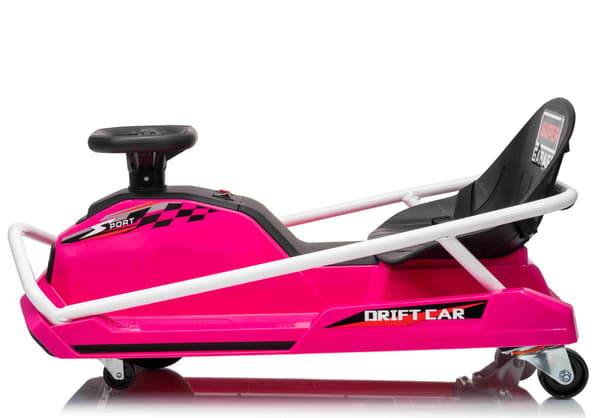 EL Super Garage Driftbil 22,2V för barn, rosa