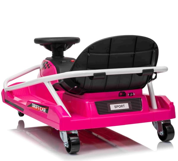 EL Super Garage Driftbil 22,2V för barn, rosa