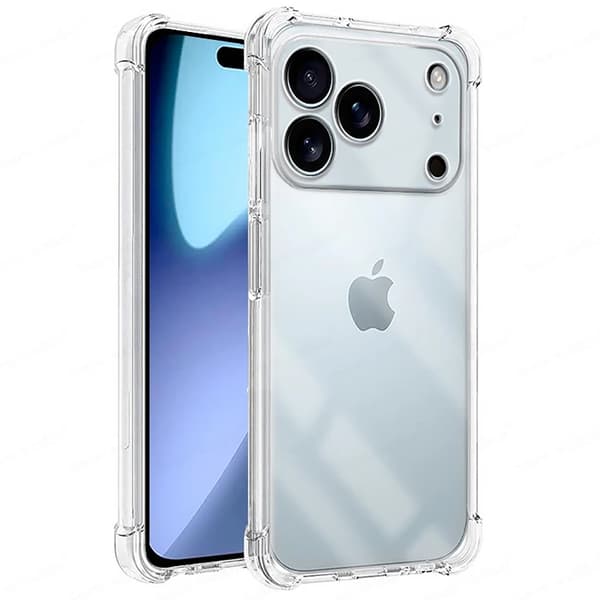 iPhone 17 Pro Silikonskal Airbag + Kepsfunktion