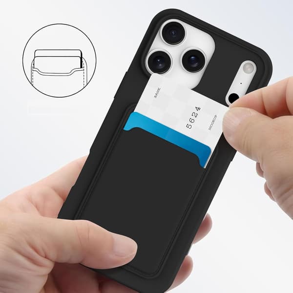 iPhone 17 Pro Skal med Kortfack