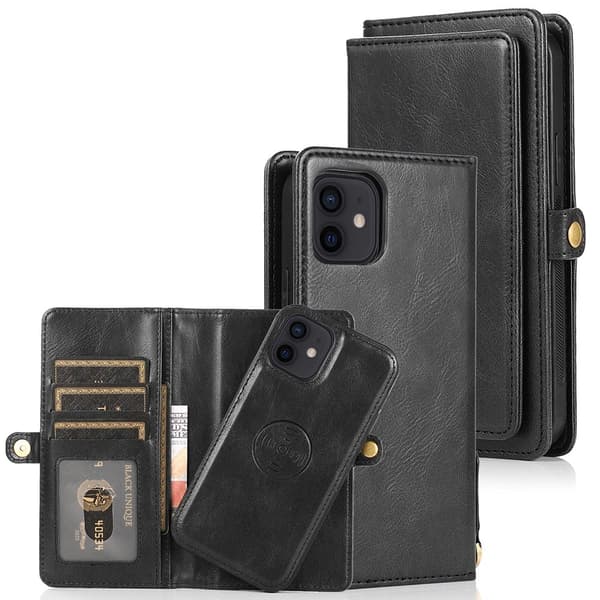 iPhone 12 - 2 i 1 Plånboksfodral