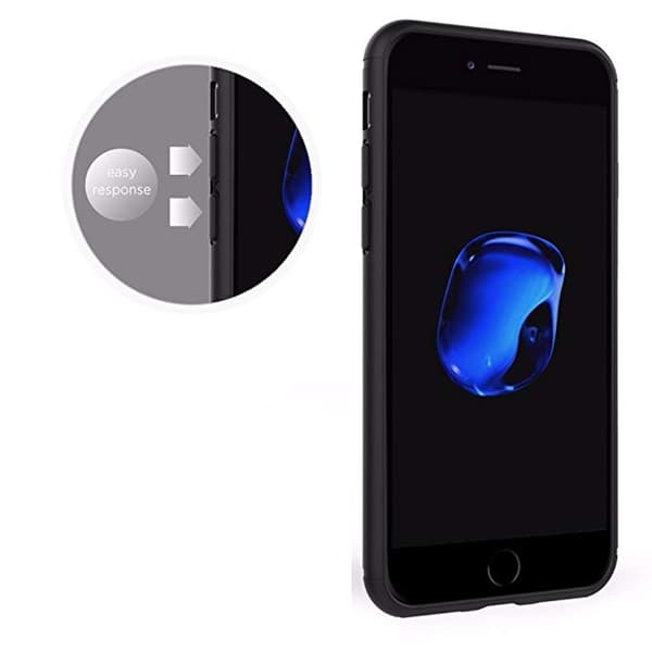 iPhone 7 Plus - Mattbehandlat Praktiskt Silikonskal