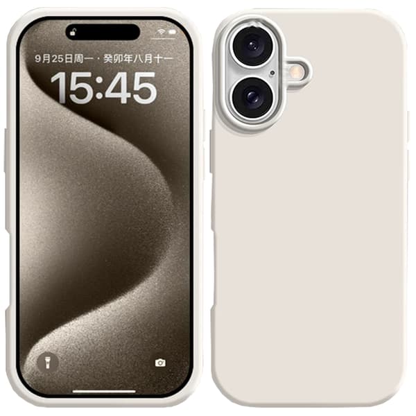 iPhone 17 Silikonskal  Reptålig & Greppvänlig Finish